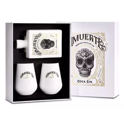 GIN AMUERTE COCA WHITE 2 GLASS SET