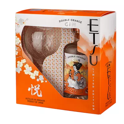 Etsu Double Orange+glass