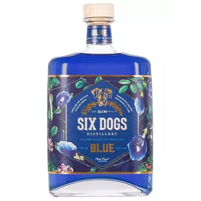Six Dogs Blue