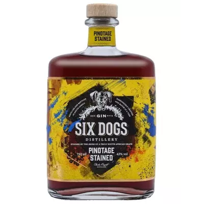 Six Dogs Pinotage Stained